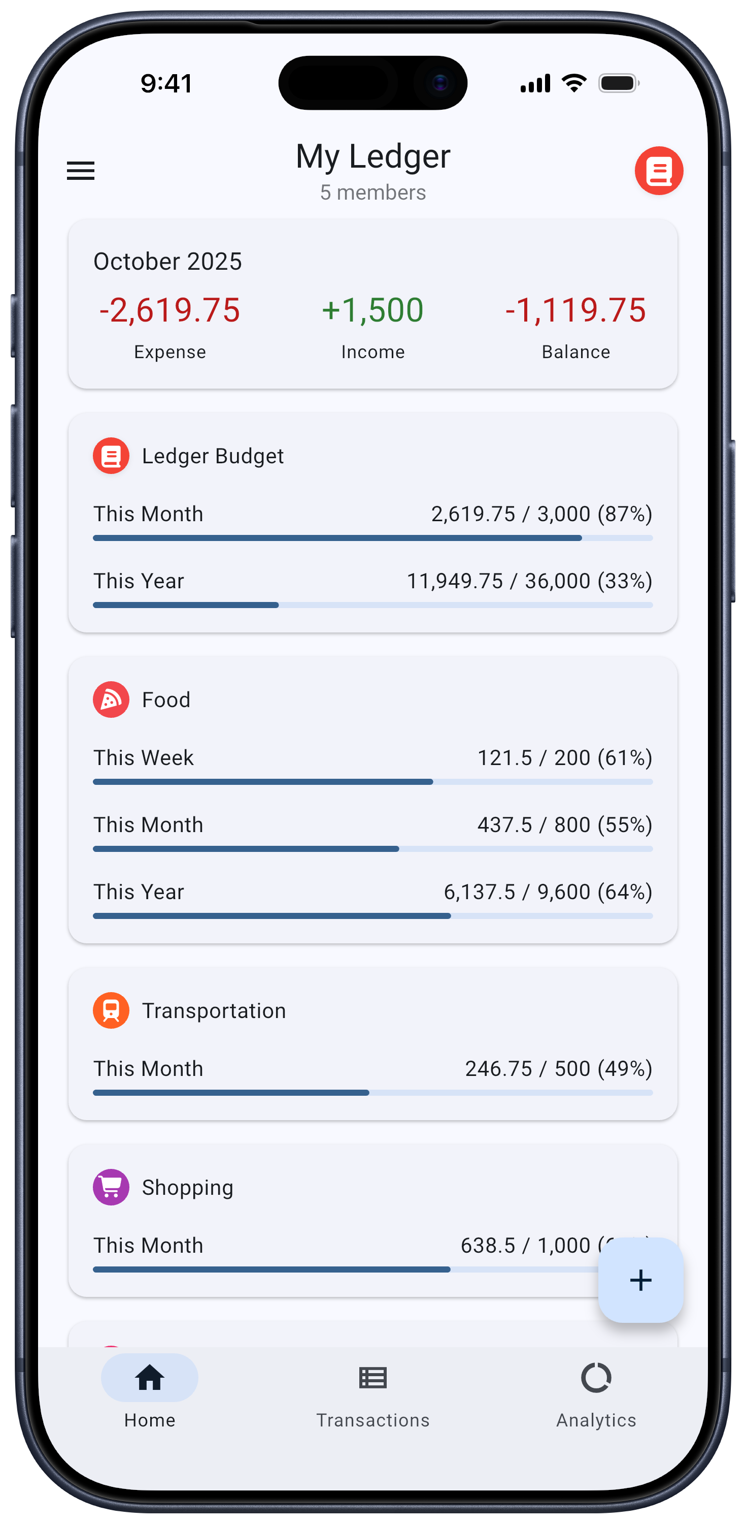 Expentrac App Screenshot